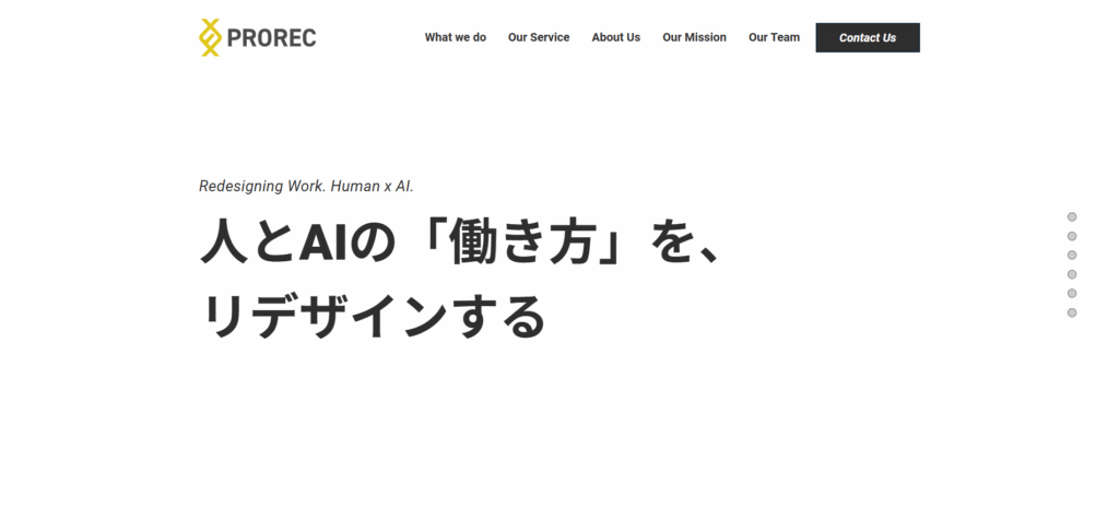 株式会社プロリク/採用活動を科学する、根拠に基づいた支援